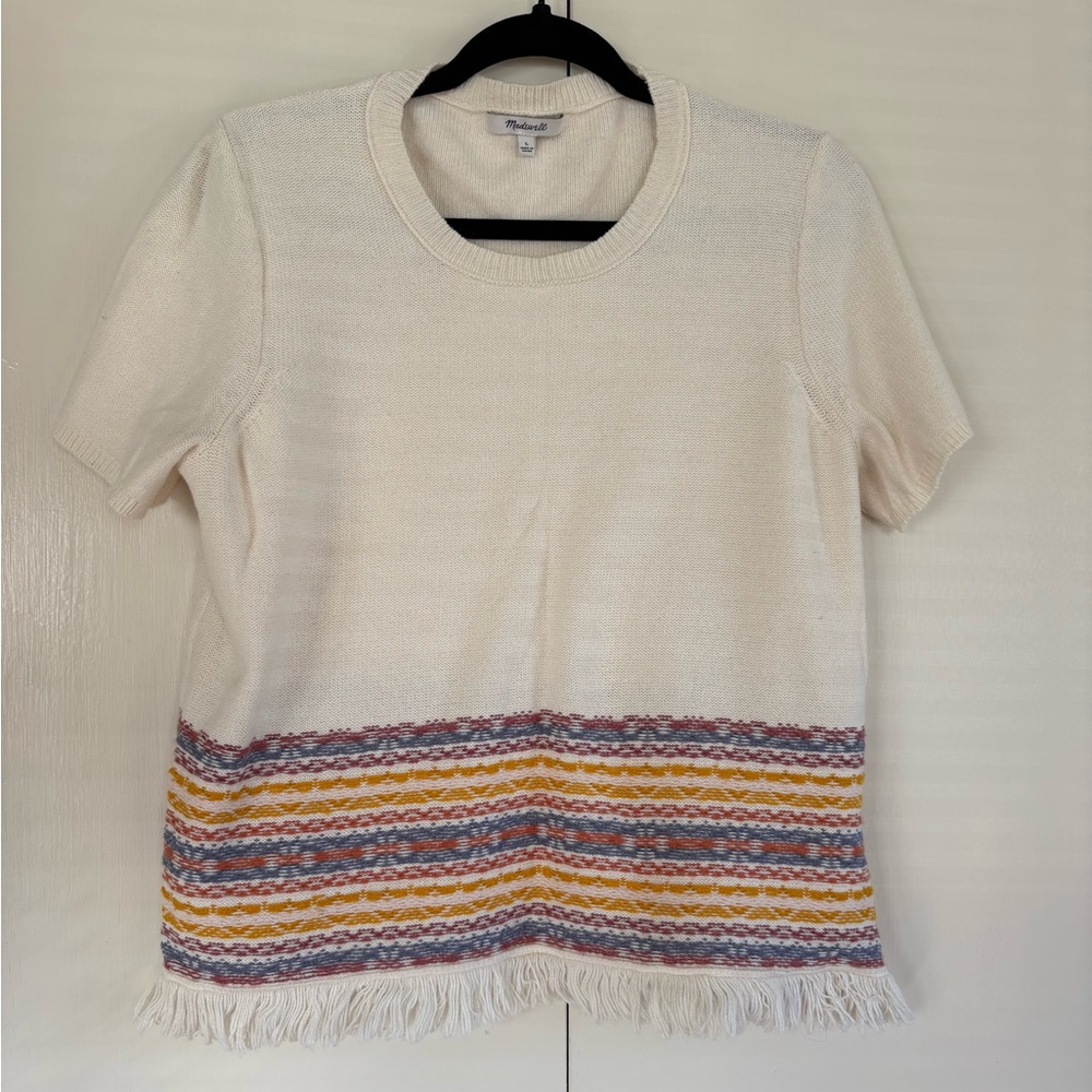 Madewell Cream Knit Sweater